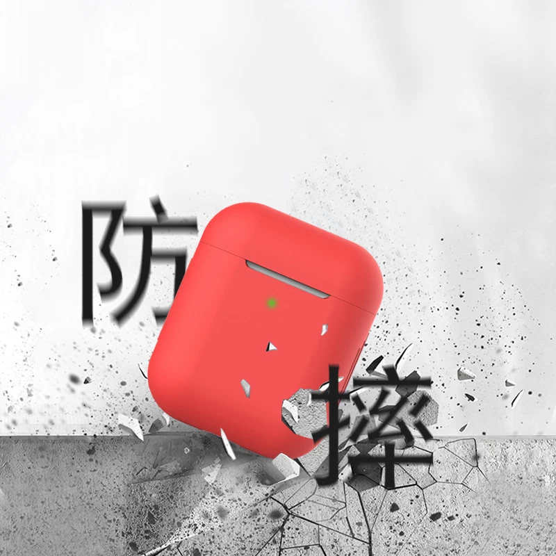 Capa protetora para Apple Airpods, capa de silicone para Airpods 1ª e 2ª geração, capas para fones de ouvido Air Pods 1 e 2