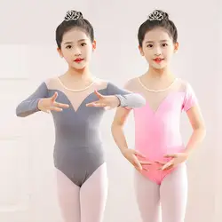 Kids Ballerina Cotton Ballet Dress Leotards Gymnastics Bodysuits Tutu for Girls Ballet Dance Dresses Professional Turnpakje Suit