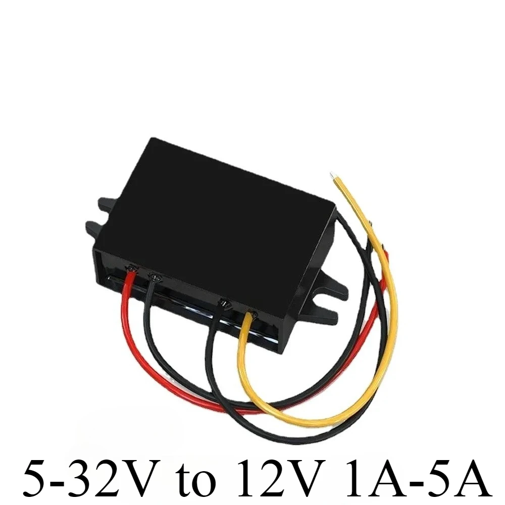 

5-32V to 12V 3A DC-DC Converter 12v Voltage Stable Regulator Automatic Step Up Down Boost Buck Power Converter dc converter