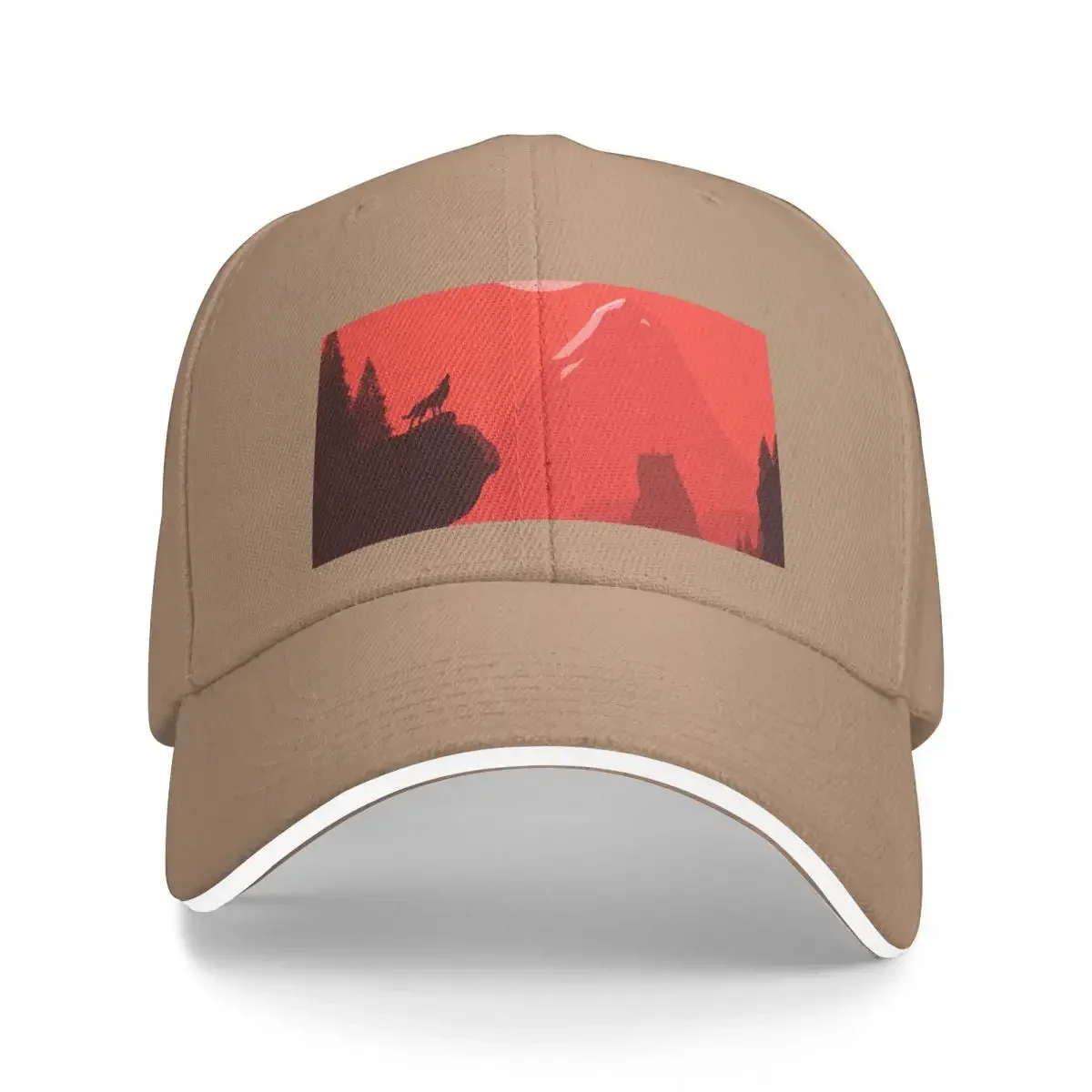 Wolf howling at the moon Bucket Hat Baseball Cap Christmas Hat Uv Protection Solar Hat For Women 2024 Men's