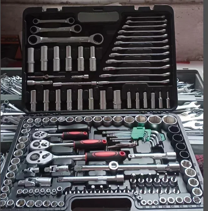 TOOLJOY 151pcs Ratchet Torque Wrench Wrenches Hand Tools Socket Wrench Spanner Tools Box For Set Mechanic Screwdriver Tool Set