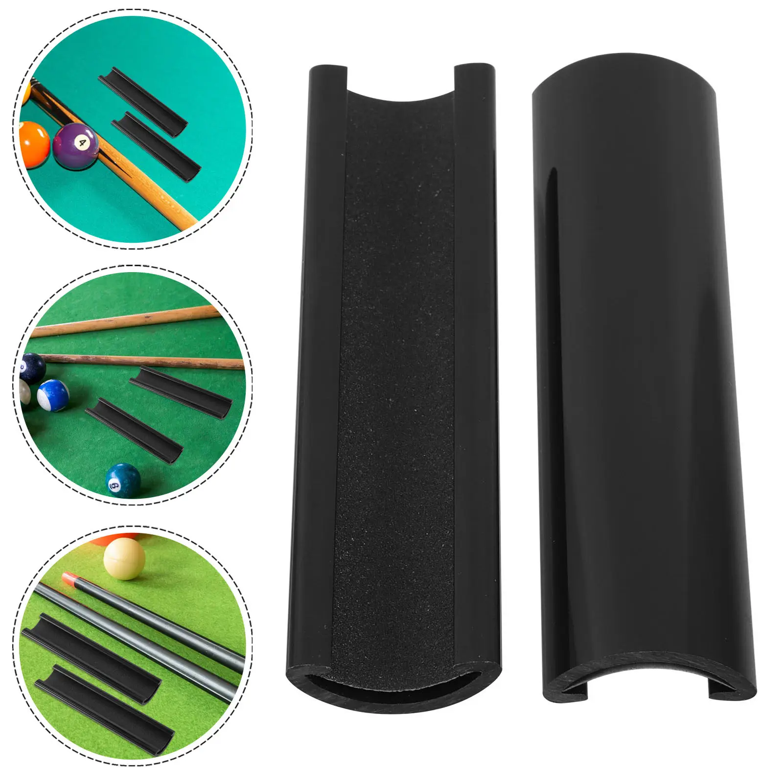 

2Pcs Plastic Pool Cue Tip Grinder Shaper Repair Tool for Billiard Stick Precision Sanding Multi-Use Maintenance Accessory Strong