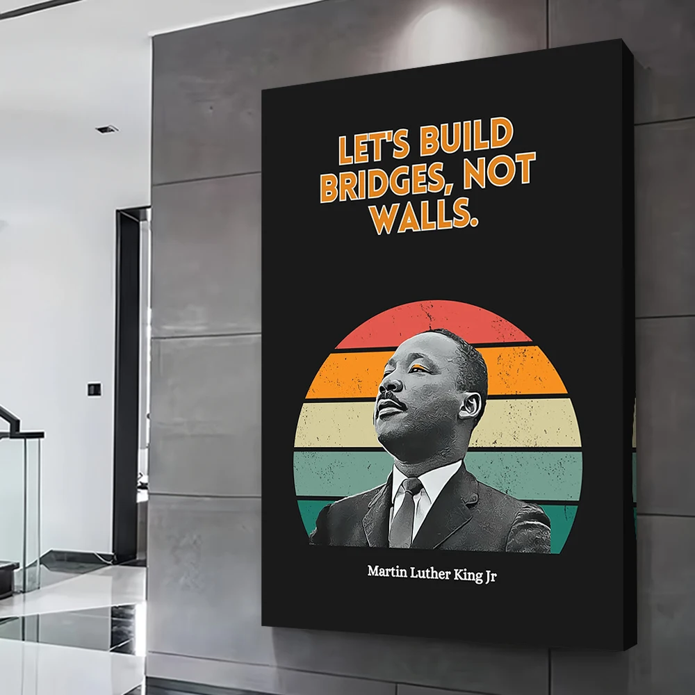 Quote Martin Luther King Poster Customizable Printed Canvas Painting Wall Art Gift for Gaming Room Decoration Home Decor Items