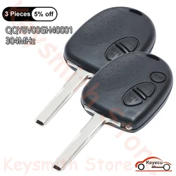 KEYECU 2B 3B 304MHz for Chevrolet Caprice Lumina for Pontiac GTO for Holden Commodore VS VR VT VZ Remote Key Fob QQY8V00GH40001