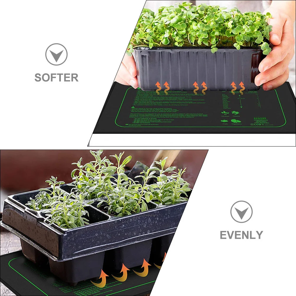 حصيرة تدفئة النباتات وسادة حرارية مقاومة للماء للإنبات حتى توزيع الحرارة صنعة موثوقة الولايات المتحدة التوصيل حصيرة تسخين النبات #3