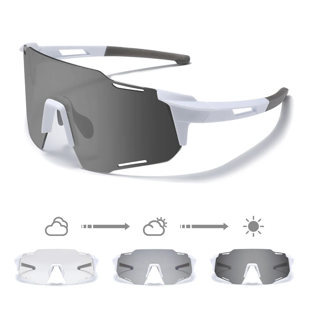 Kingseven mtb ciclismo óculos de proteção das mulheres dos homens esportes ao ar livre drving óculos de sol uv400 fotocromático óculos de bicicleta
