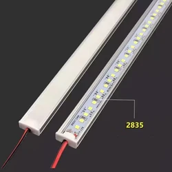 Tube de barre rigide d'armoire à LED, rétroéclairage d'étagère de comptoir d'affichage de magasin, 5 pièces, 25cm, 50cm, Thin, 12V, 24V, 3000k, 4000k, 6000k