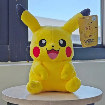 Pokemon Kawaii Pikachu ของเล่นตุ๊กตาน่ารักคุณภาพสูงอะนิเมะโยนหมอนวันเกิดคริสต์มาสของขวัญเด็กเพื่อนชายหญิง