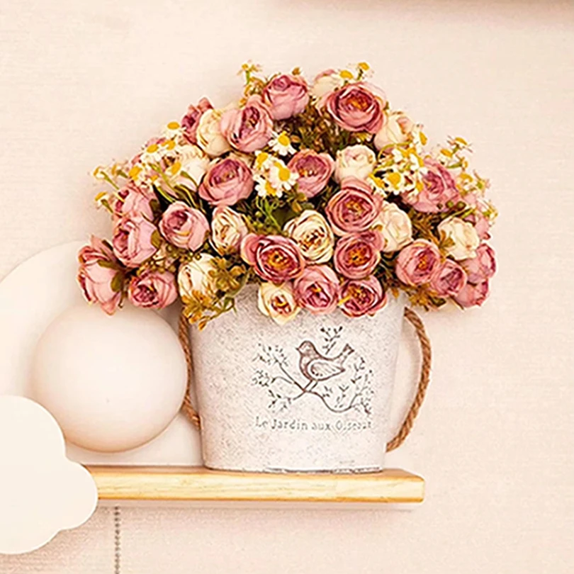 

Artificial Flowers Silk Chrysanthemum Diamond Rose Home Room Wedding Bridal Bouquet Decor Valentine Outdoor DIY Gift Box Hotsale