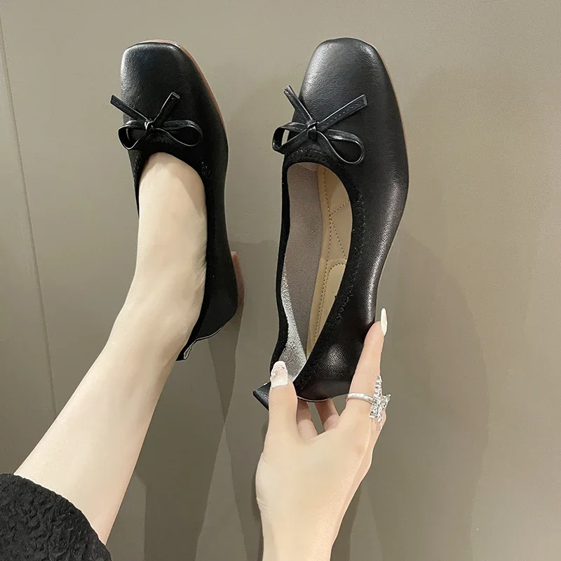 

Womens Loafers Shoes Low Heels Elegant Modis Round Toe Female Footwear Soft Autumn Casual Sneaker Slip-on Comfortable New 2024