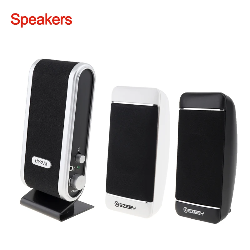 

USB 2.0 Soundbar 5W/6W Subwoofer Bocina Speaker Wired USB Power Speakers 3.5mm Audio Jack Fit for PC Laptop Computer