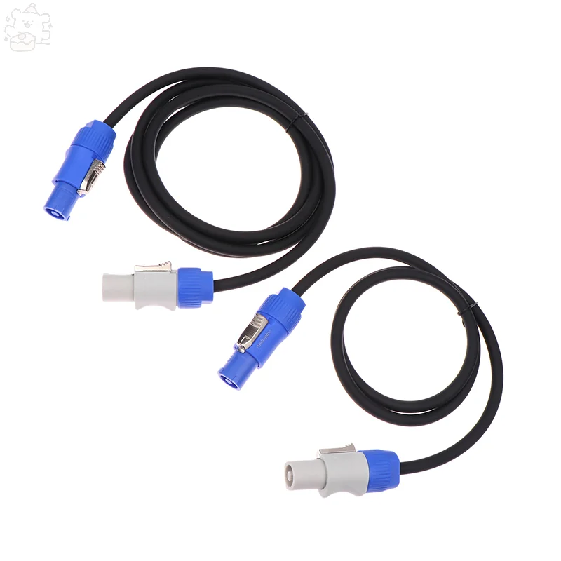 Câble de connexion d'alimentation noir à 3 cœurs, 1 pièce, câble d'extension monophasé PowerCON 3x1.5mm2 pour éclairage de scène, spectacle d'événements lumineux LED