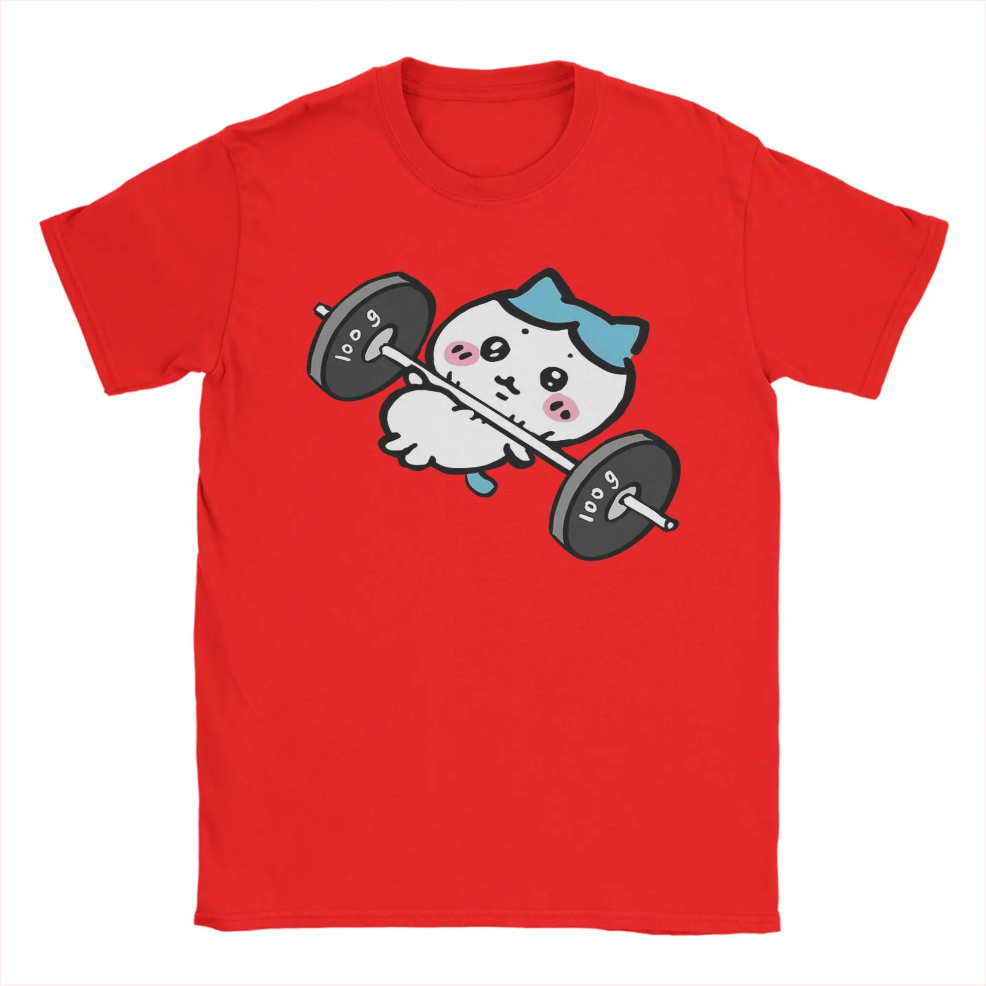 T-Shirts Hachiware Chiikawas Gym Workout Funny  Tees Short Sleeve T Shirts Crewneck Clothes Graphic