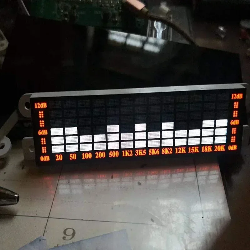 Imagem -03 - E-electronic-led Som Controlado Música Spectrum Display Luz Ambiente Captador e Ritmo Atmosférico Som Controlado