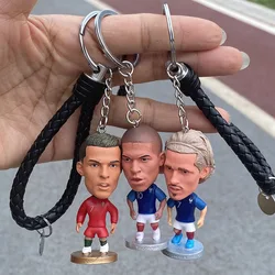 ถ้วยยุโรปโปรตุเกส Cristiano Ronaldo ตุ๊กตา Mbappé Messi Da Rocaine Mullekanter Hand-made พวงกุญแจตุ๊กตา