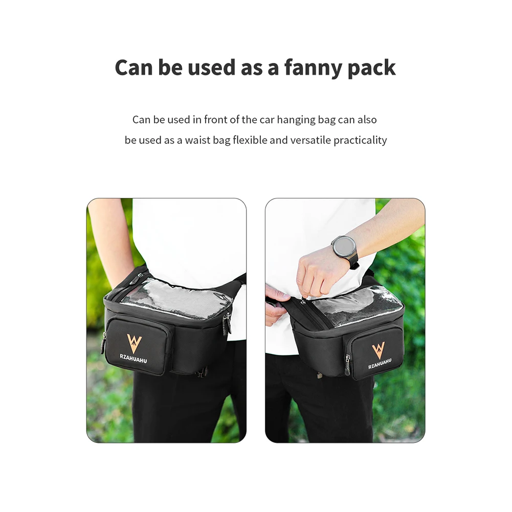

Touch Screen Motorcycle Front Bag Large Capacity Motorbike Travel Bag Multifunction Waterproof for Electric Bike Motorcycle