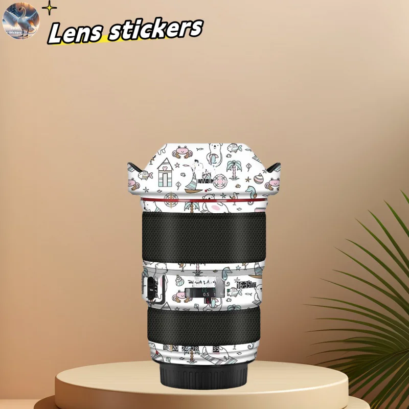 For Canon EF16-35F4 Camera Lens stickers, precision cut wear-resistant protective film, DIY skin