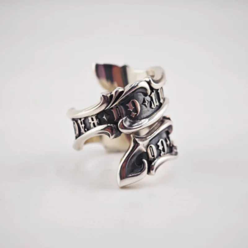 

Кольцо в стиле панк с изображением военного флага, открытый дизайн, ретро, роскошное, повседневное, модное украшение из сплава, регулируемый размер, для мужчин и женщин