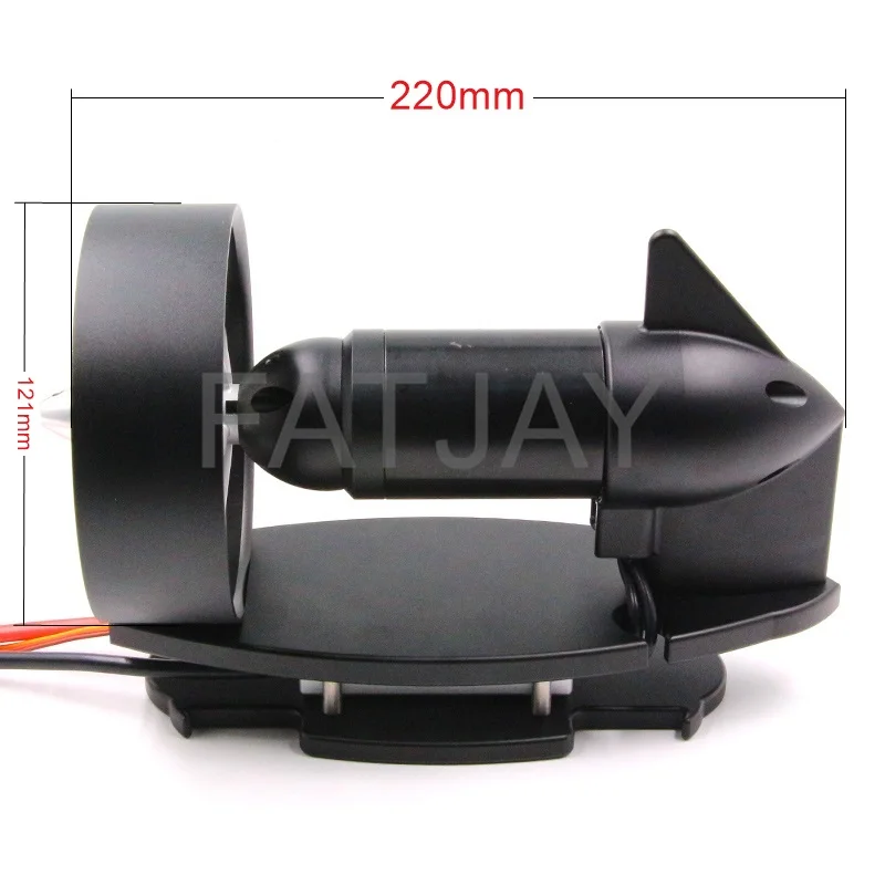 48V 24A 20kg DC HV Thruster Full Metal Waterproof BLDC Brushless Motor For RC Boats E-Surfboard