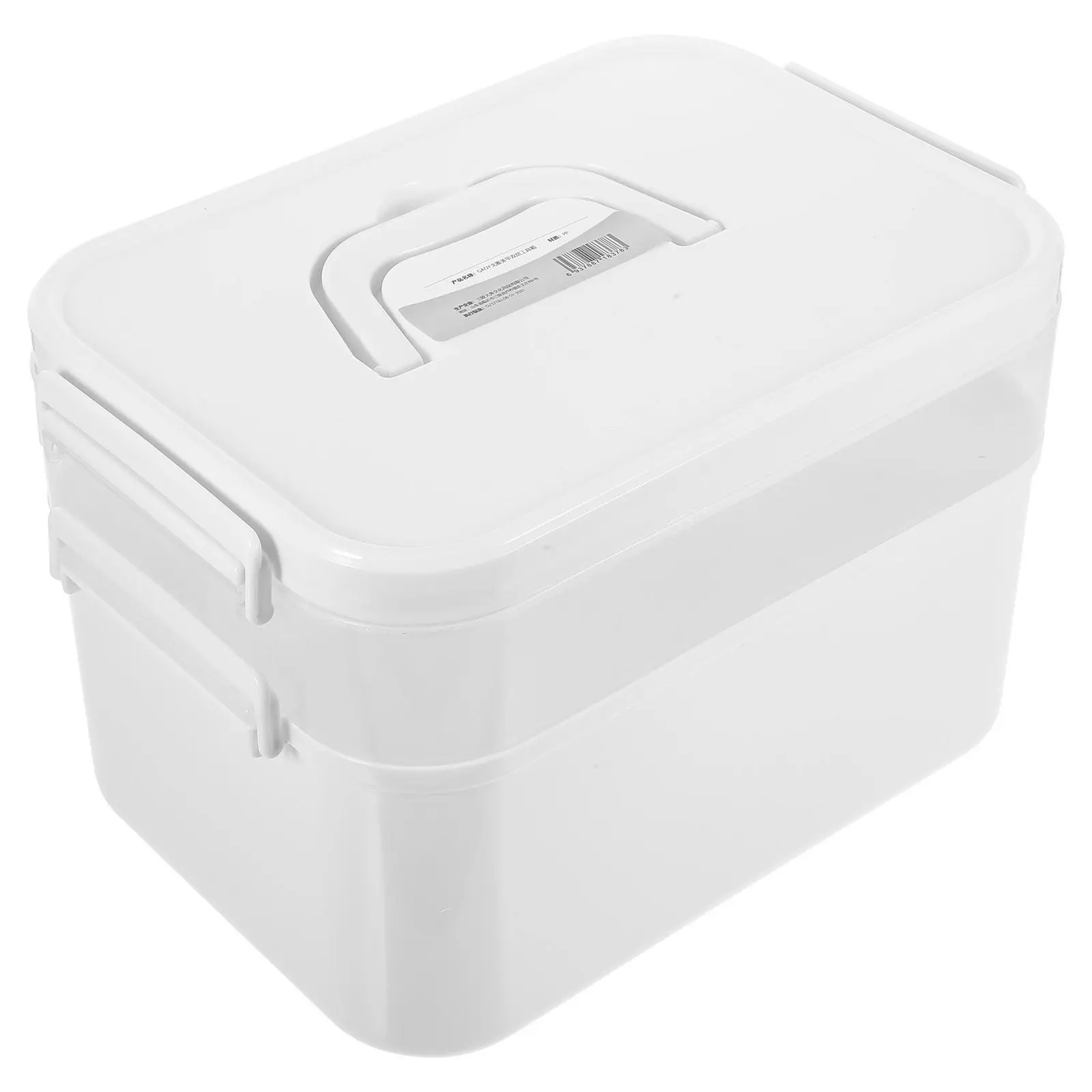 1Pcs Manicure Tool Storage Box Portable Handle Design Large Capacity Nail Art Nail Polish Storage Professional Salon Supply Box