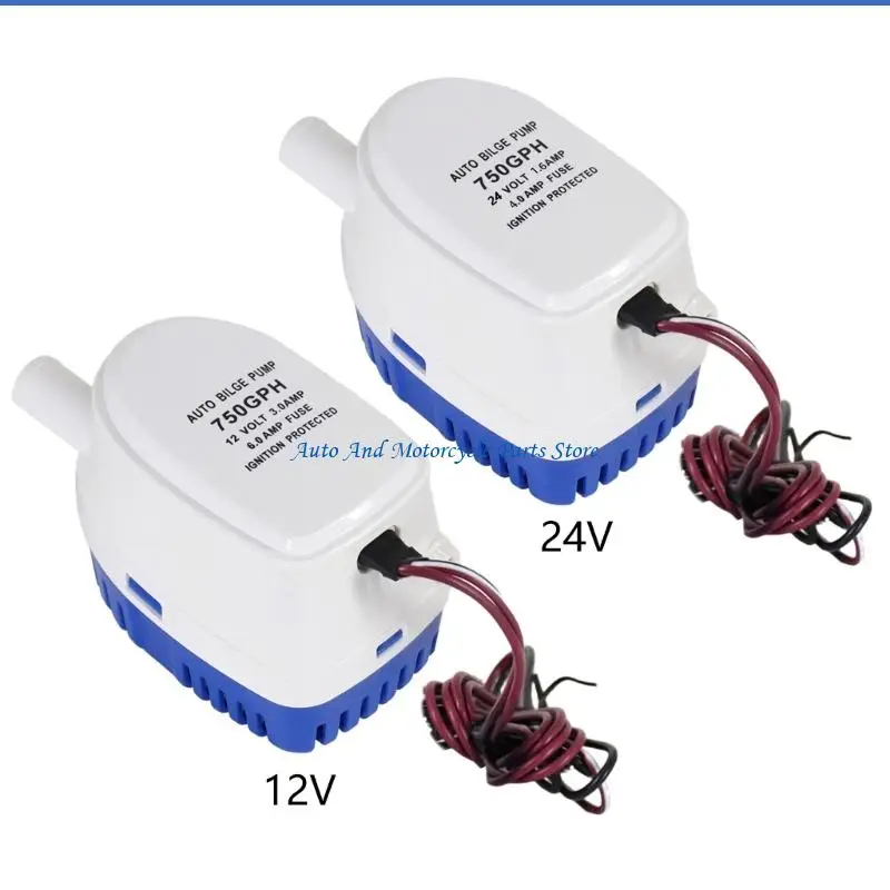 P9FD High 750GPH Boat Bilge Pump 12V 24V Waterproof For Small Vessels