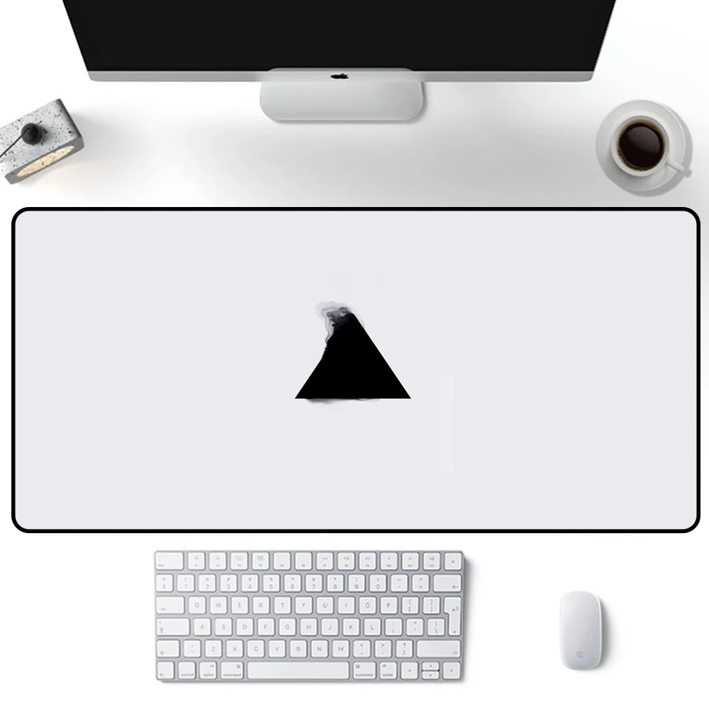 Solid Color Minimalism Carpet Desk Accessories Mousepad White Anime Mouse Pad Company Mini Pc Alfonbrillas Pad Art Desktop Pad