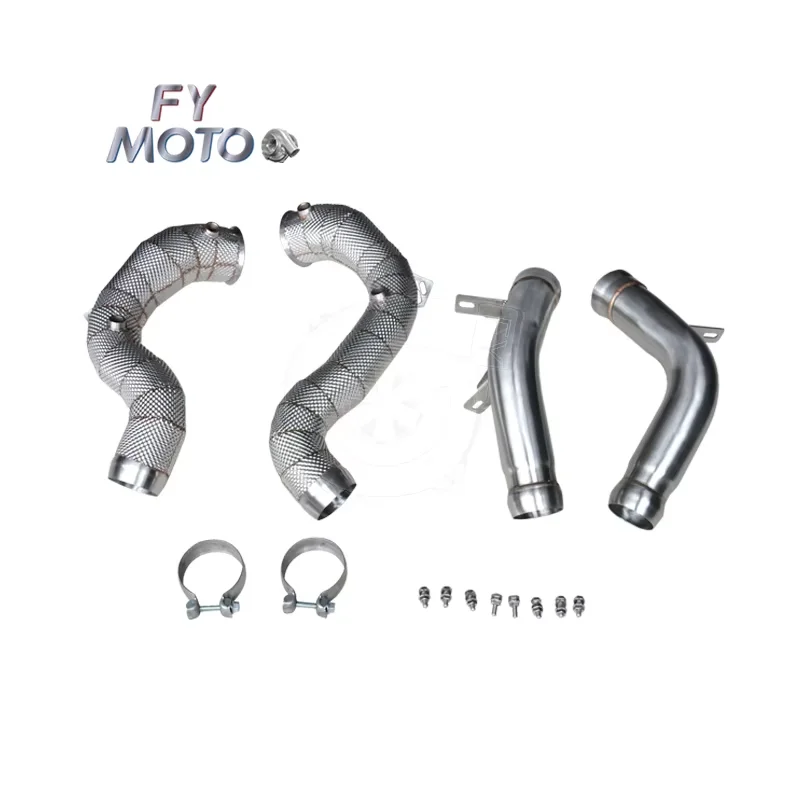 

Downpipe For Mercedes BENZ M178 W213 E63 AMG 2016+ With Heat Shield