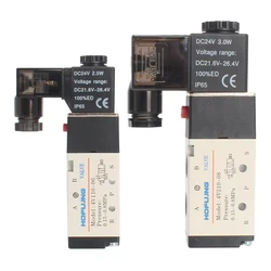 4v210-08 Better Quality Airtac Type Pneumatic Electric Solenoid Valve Directional Control Air Magnetic Valve 12V 24V 220V 4v210
