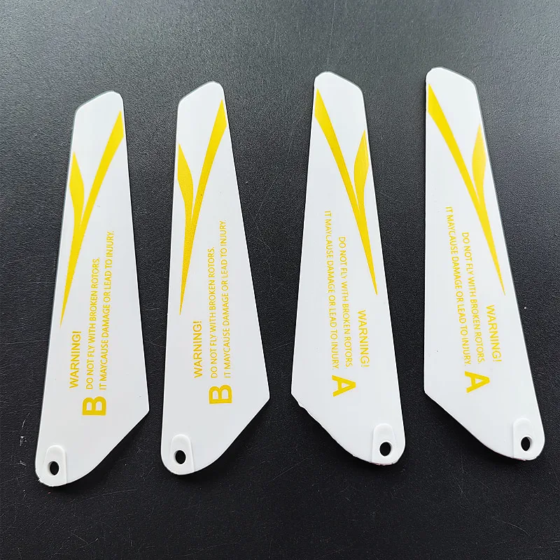 4pcs 9CM spare blades Fans Props for r/c mini helicopter blades rotor rc CH002 CH023 Drone Toys Spare Parts