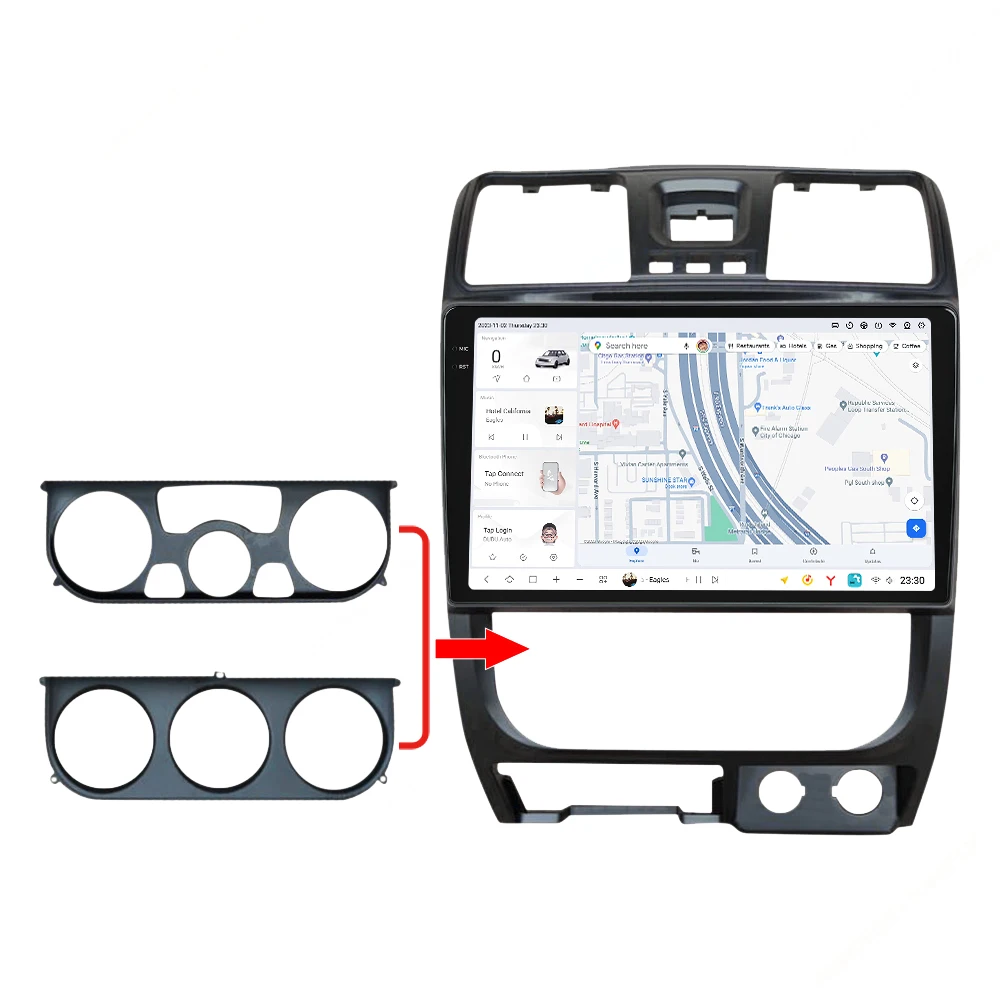 DUDU7 A7870 10.36'' 2Din Android 13 All In One Car Radio For Great Wall Wingle 5 2009-2015