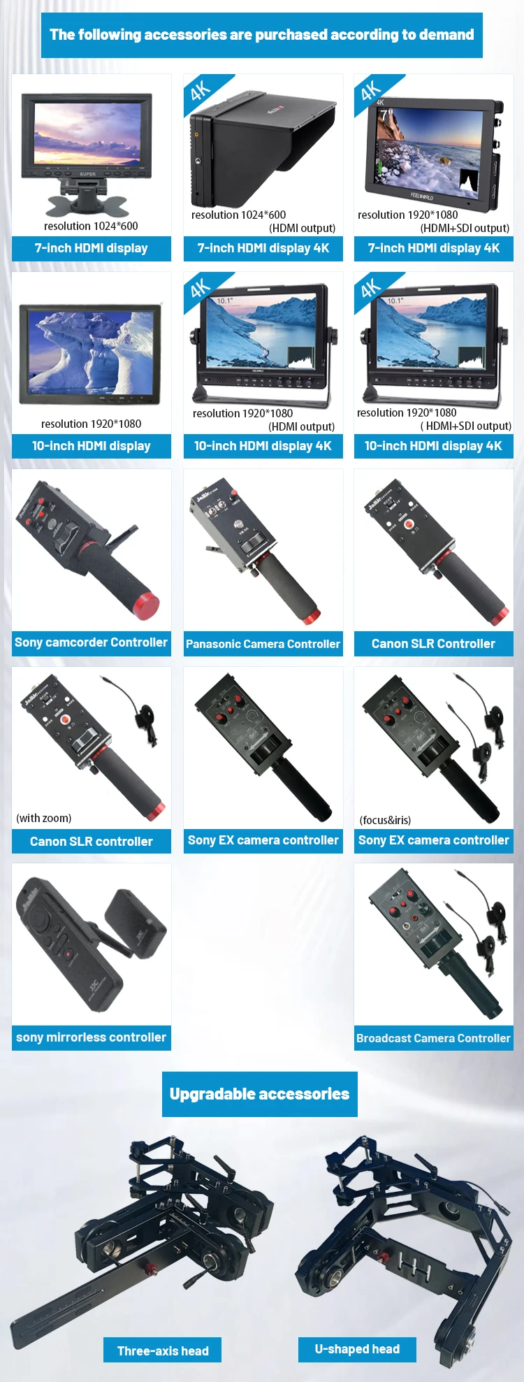 Imagem -06 - Jianmei-gimbal Controller Tiroteio Baixo Esquerda Direita Eixos Eixos