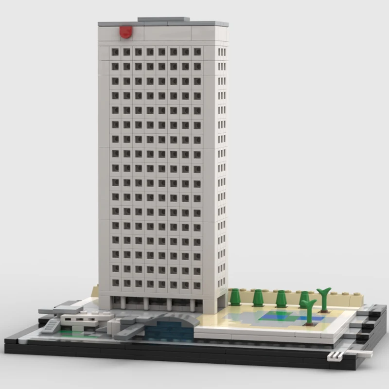 

772pcs MOC Union Bank Plaza Architecture Model Building Blocks Toy Christmas Gifts Brick Kids Education DIY Creative Idea Gift