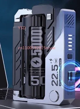 Super Fast Charging Large Capacity Portable Mini Capsule Power Bank with Exchangeable Magazine Mecha Module