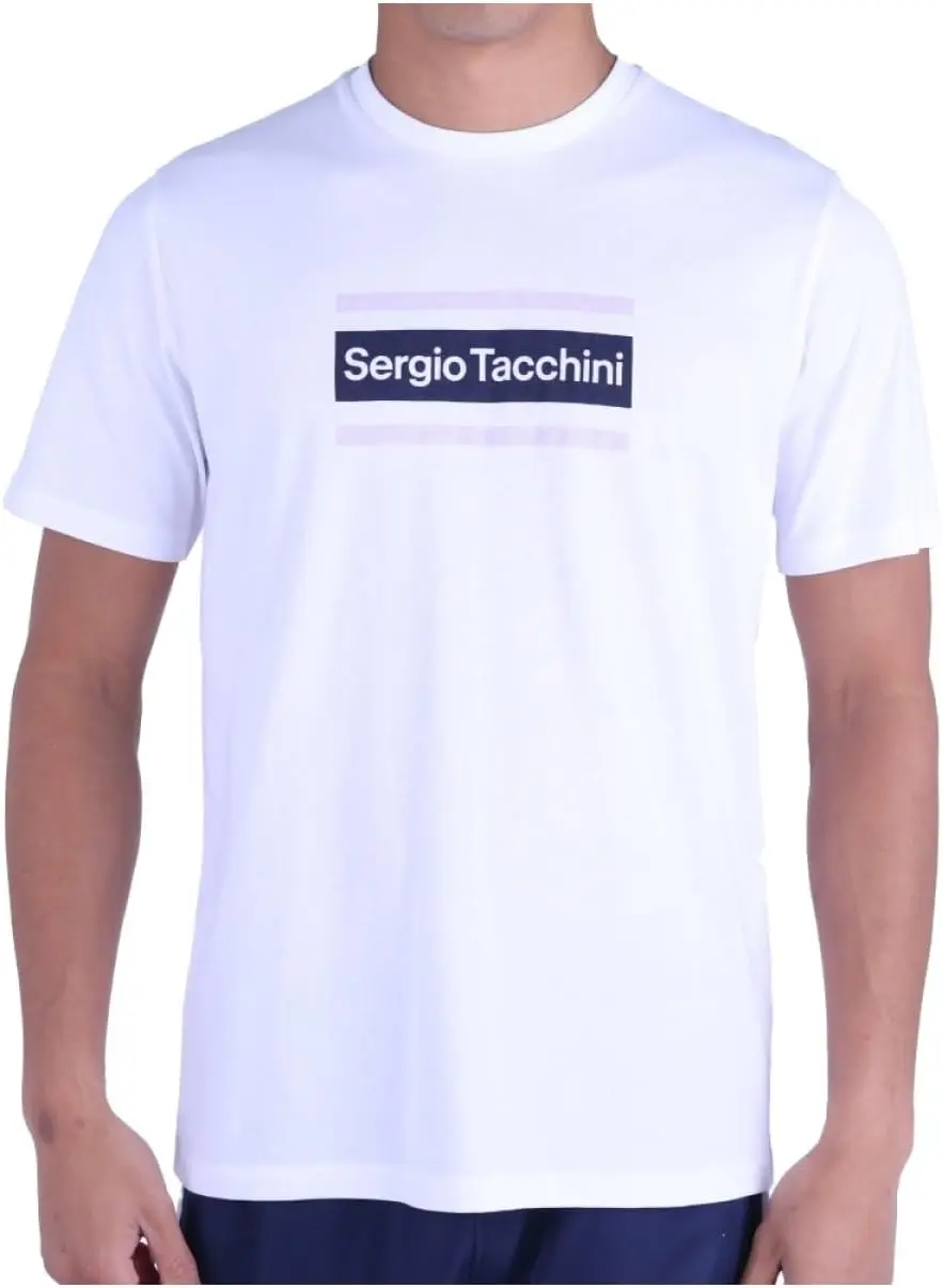 Футболка Sergio Tacchini Lared, белая Футболка Sergio Tacchini Lared, белая