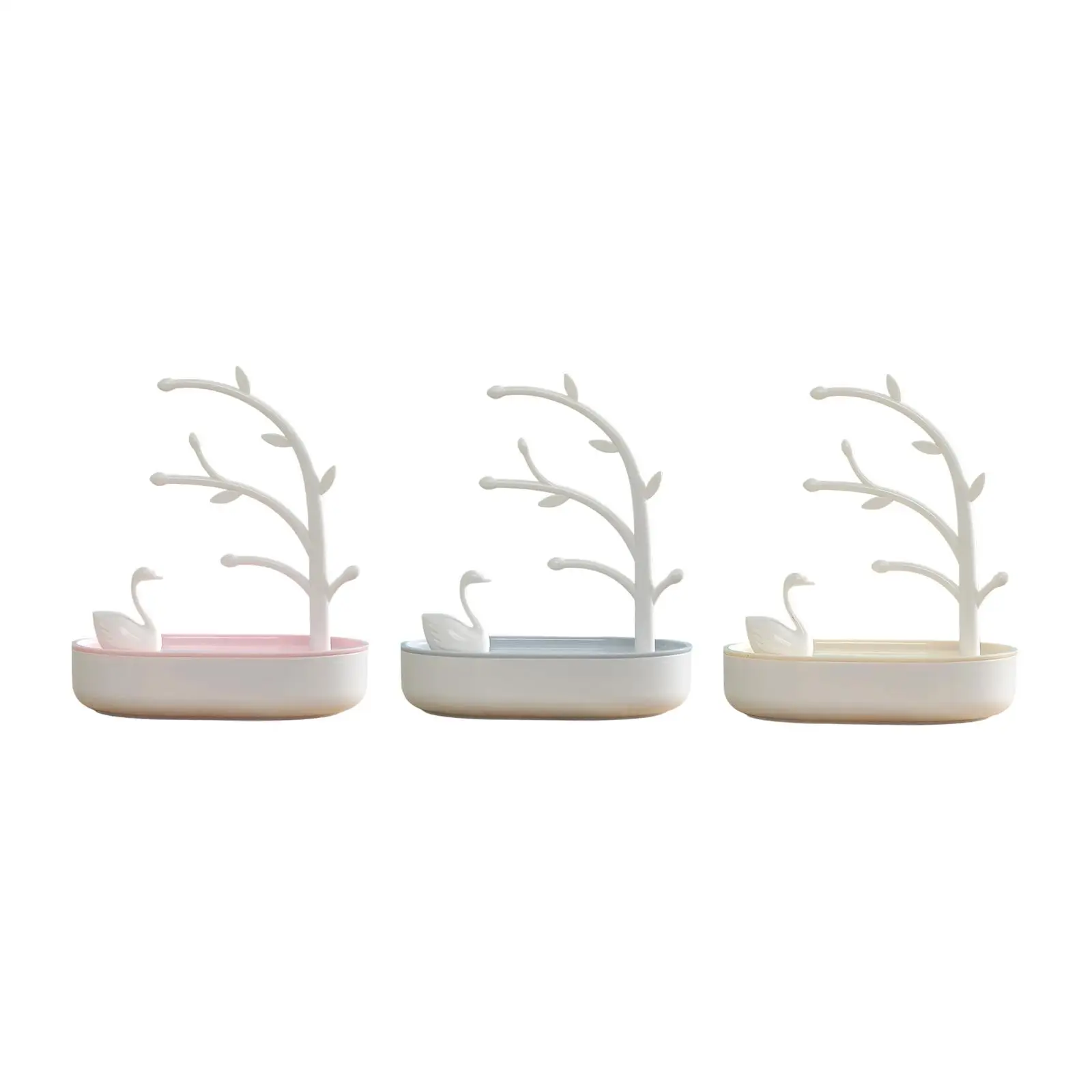 

Swan Lake Jewelry Box Storage Rack Trendy Necklace Hanger Display Stand Storage Case for Pendants Small Watches Gift Wedding