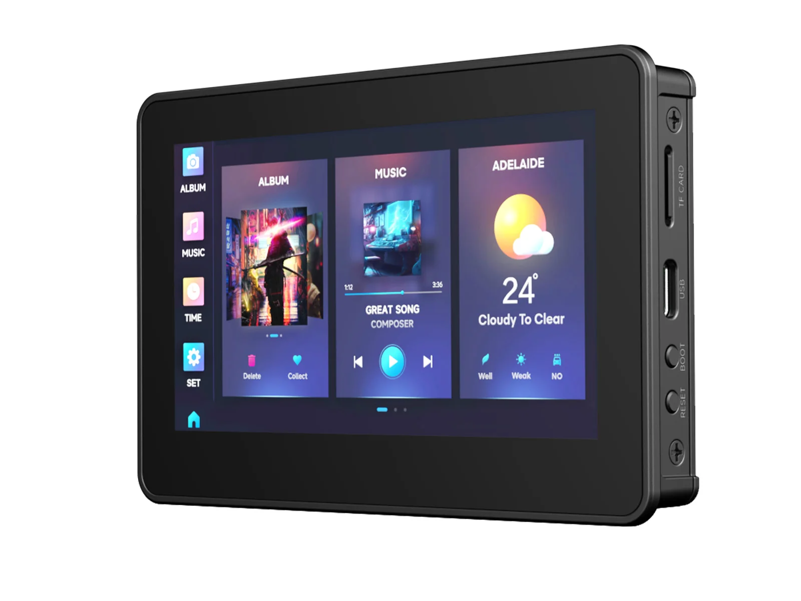 ESP32-S3-Touch-LCD-4.3B-BOX,With plastic case,ESP32-S3 4.3inch Capacitive Touch Display Development Board Type B,Supports WiFi