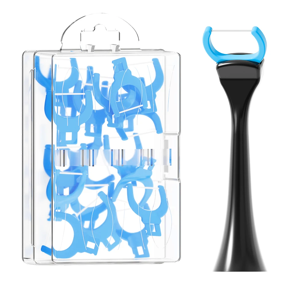 

Compatible with Philips Sonicare Electric Toothbrush Handle Replacement Flosser Brush Heads, 20 Pack Clean Dental Floss Picks