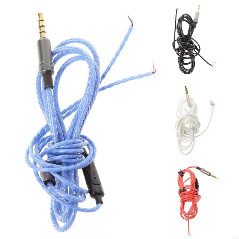 652E 3. 5 mm Plug Microphone Câble Remplacement du casque Câble Câble jeu Câble Câble Câble Câble Extension