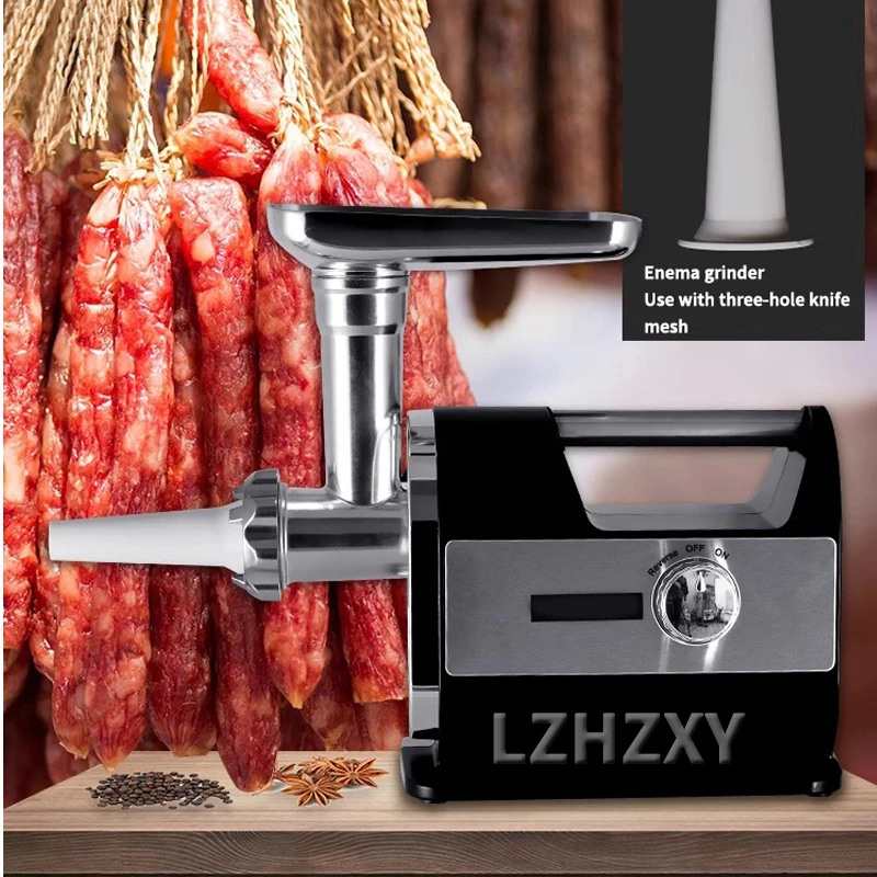 Electric Meat Grinder Stainless Steel Food Processor Cutting Kitchen Utensils Vegetable and Fruit Home Grinder 220V/300W
