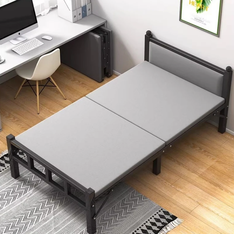 Folding Bed Folding Bed Furniture Portable Fold Adult Sleeping Cot Compact Home Bedroom Single Double Guest Bed Folding