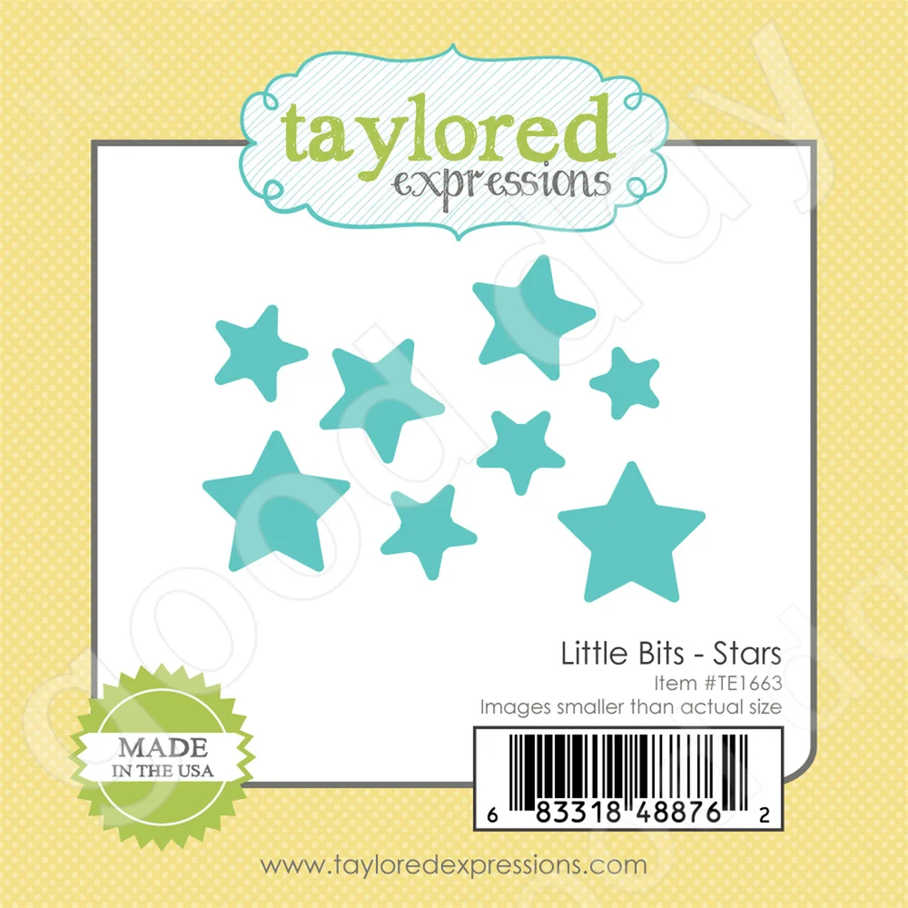 

Arrival 2022 New Little Bits - Stars Metal Dies Scrapbook Diary Decoration Embossing Template Diy Greeting Card Handmade