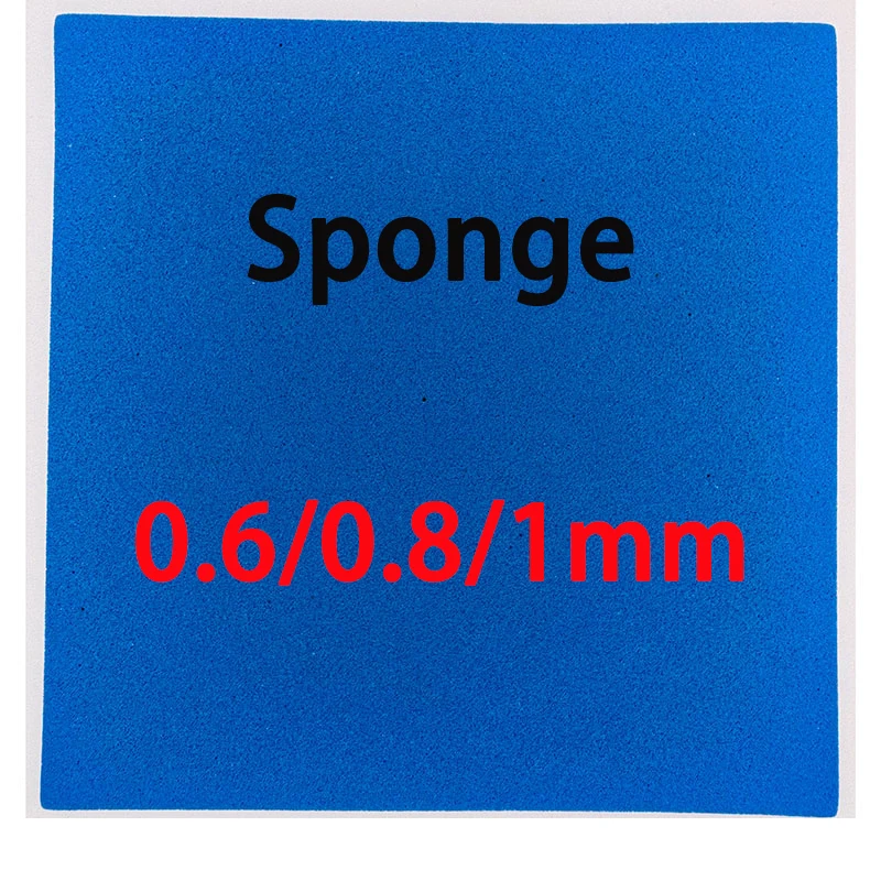 

Ultra Thin & Light Table Tennis Sponge 0.3/0.4/0.6/1.0mm High-density Beige Blue Ping Pong Sponge for Table Tennis Rubber