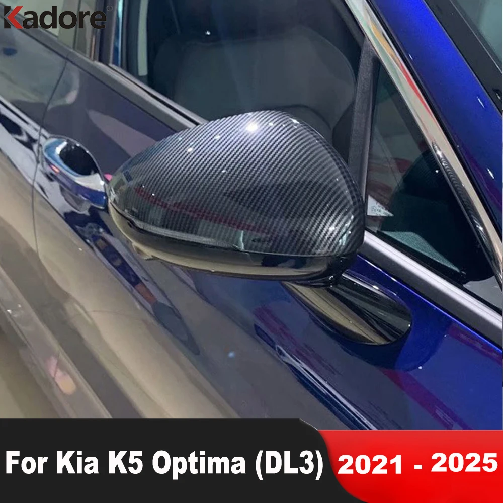 

Накладки на зеркала заднего вида для Kia K5 Optima DL3 2021-2025: карбоновые накладки на боковые зеркала, аксессуары