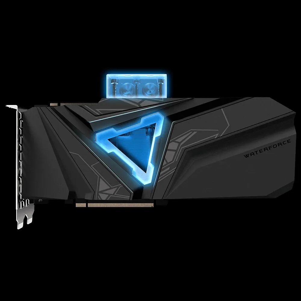 RTX 2080 Super Gaming OC Waterforce WB 8G Low Profile 8GB Graphics Card with DDR5 Video Memory for Desktop AMD Chipset