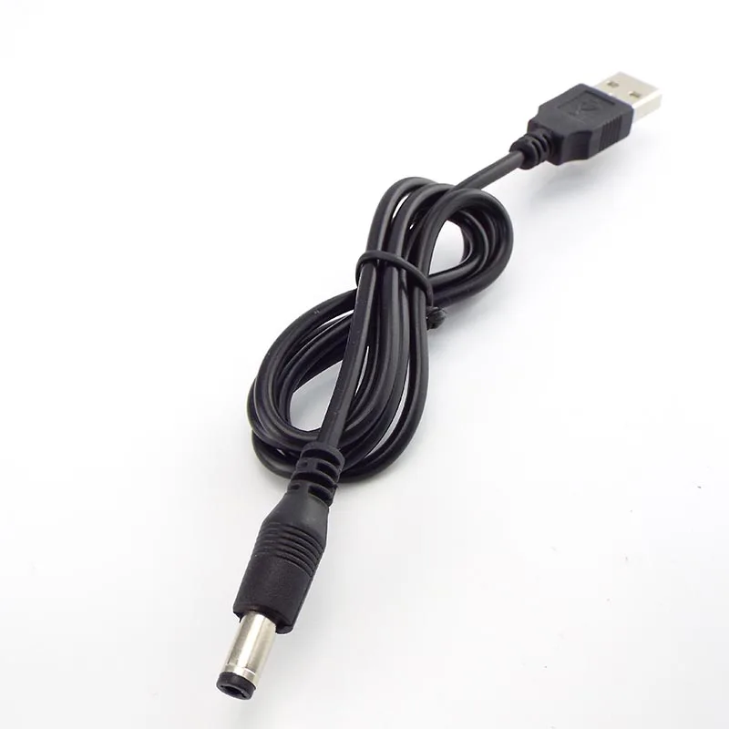 USB To DC 3.5*1.35mm 2.0*0.6mm 2.5*0.7mm 4.0*1.7mm 5.5*2.1mm 5.5*2.5mm Plug Jack DC 5V Power Extension Cable Connector