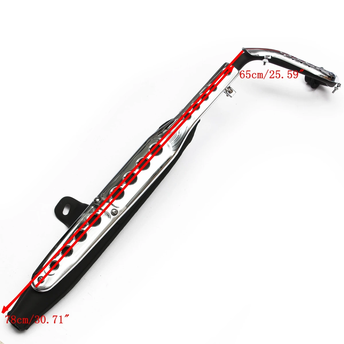 Silenciador de motocicleta, punta de tubo de escape, sistema de escape silenciador para Honda All Mini Trail CT70 49CC 72CC 86CC 107CC