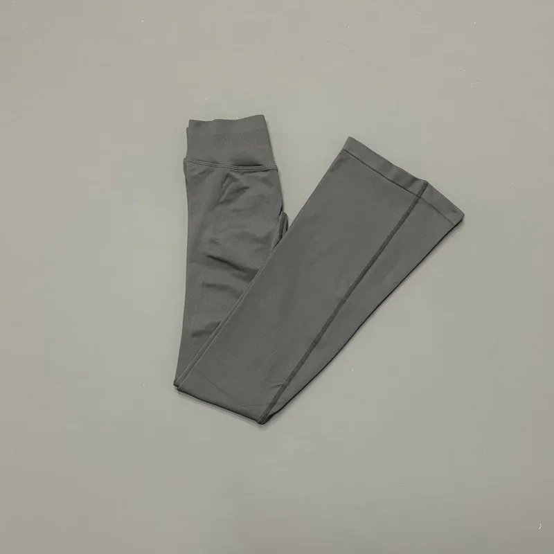 Micro Flared Leggings für Damen: Yoga-Hose mit Po-Lifting-Effekt, Bauchkontrolle, Hoher Taille, Elastisch, Weich, für Fitness, Gym, Workout und Sport – Detail 18