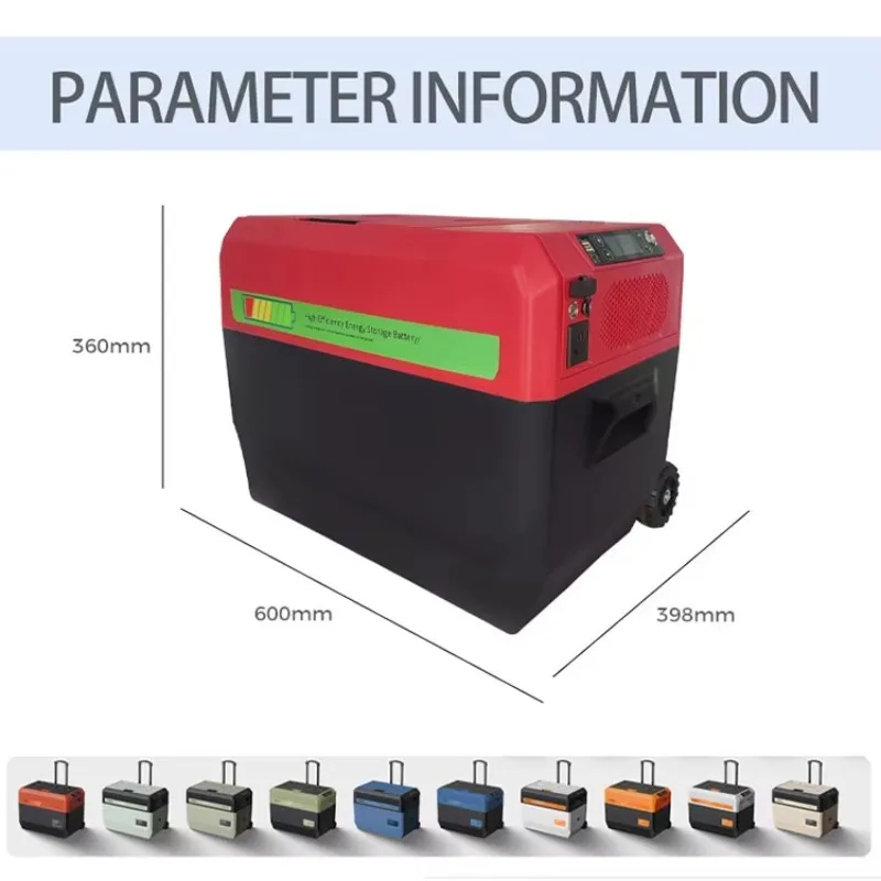 12V 220V 20L Solar USB Electric Portable Outdoor Household Car Freezer Fridge with Battery Power