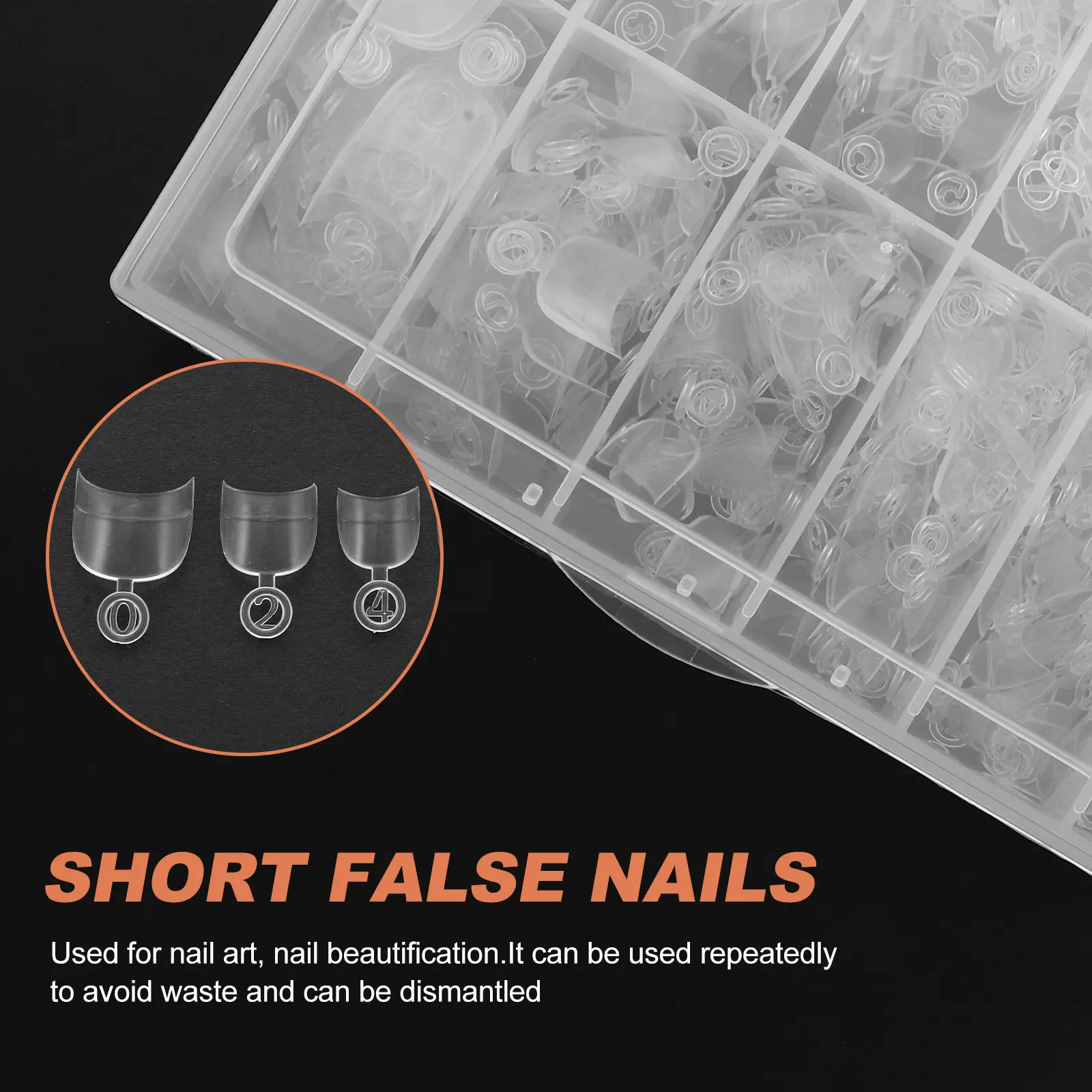 

600 шт. накладных ногтей во французском стиле, полное покрытие, овальные, в форме гробика, водостойкие, глянцевые, короткие искусственные ногти для повседневного использования