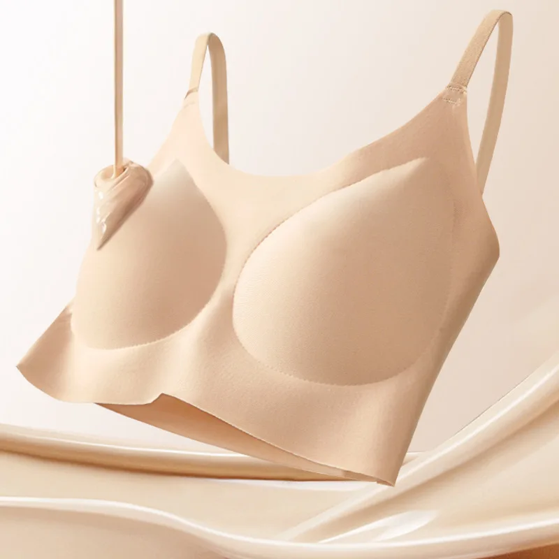 Ropa interior deportiva para mujer, conjunto sin costuras, cómodo sin anillos de acero, Top Sexy, elegante y encantador, transpirable